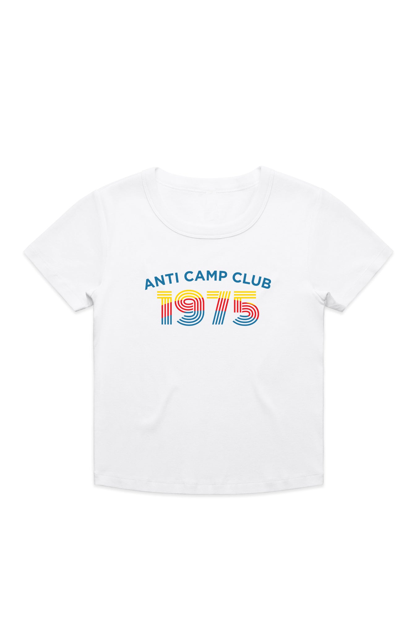 1975 Anti Camp Club Baby Tee