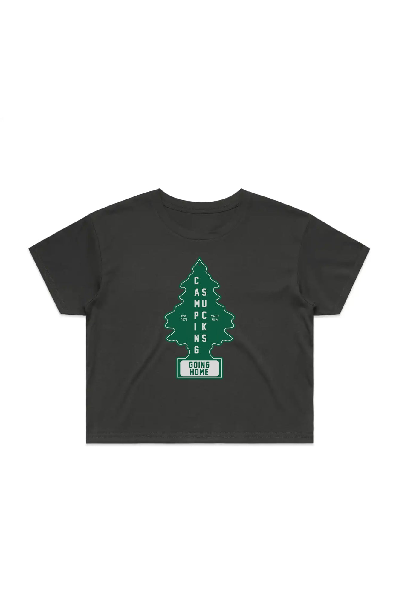Camping Sucks Refresher Crop Tee